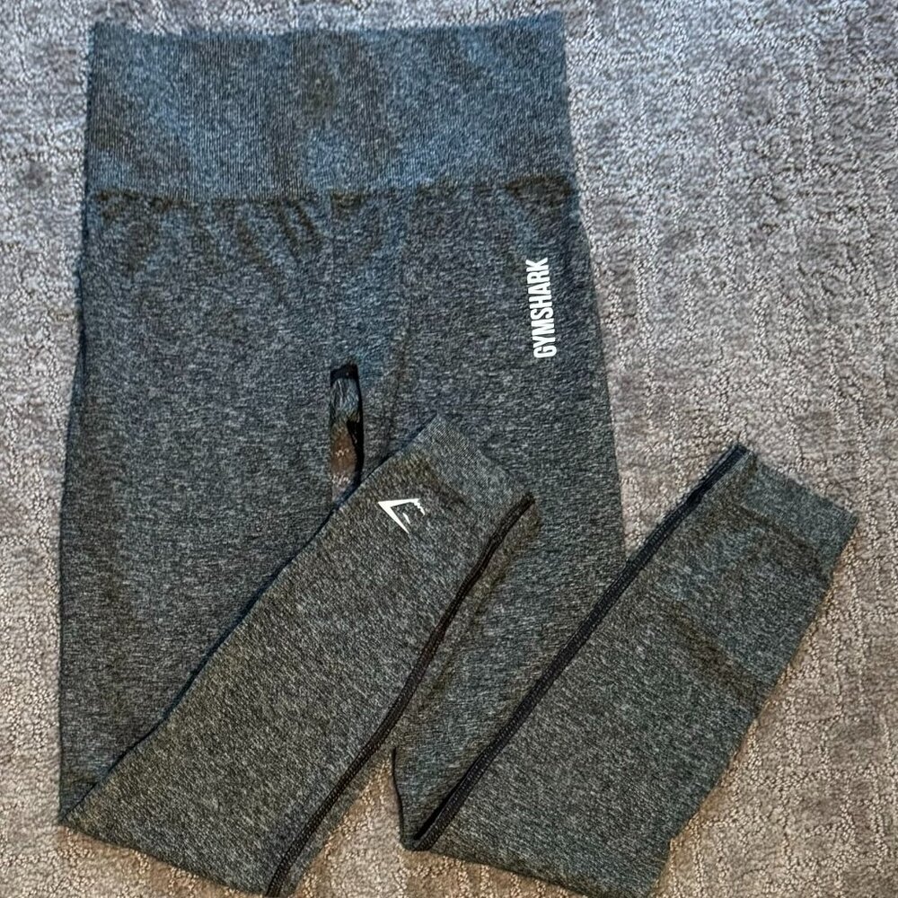 Gymshark Adapt Marl Seamless Leggings Black XS